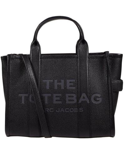 Marc Jacobs 'the Leather Small Tote Bag' - Black