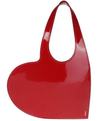 Coperni Heart Mini Tote Bag - Red