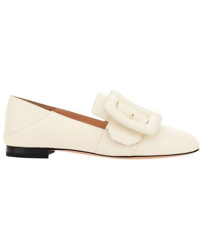 Bally Janelle Puffy Slip-on Loafers - Natural