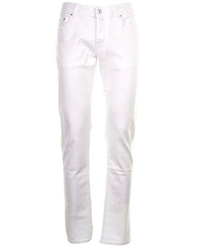 Jacob Cohen Slim Fit Denim Jeans - White