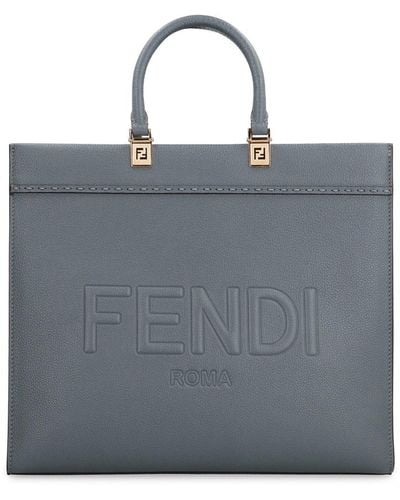 Fendi Medium Sunshine Medium Shopper Bag - Black