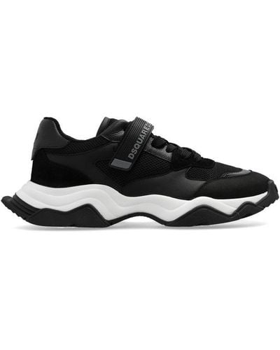 DSquared² Wave Mesh Low-top Sneakers - Black