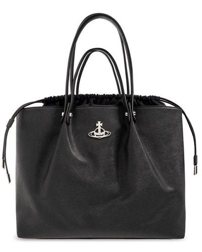 Vivienne Westwood 'tina' Shopper Bag, - Black