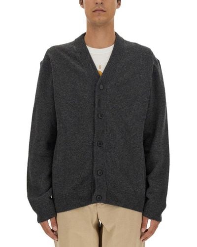 PS by Paul Smith V-neck Knitted Cardigan - Black