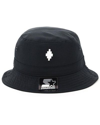 Marcelo Burlon Starter Cross Bucket Hat - Black