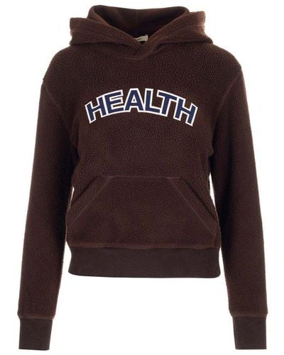 Sporty & Rich Sherpa Health Hoodie - Brown
