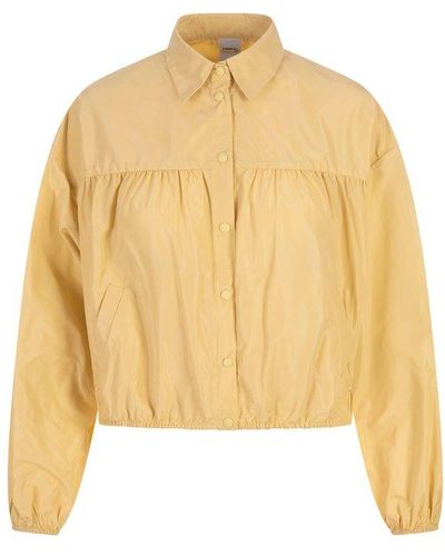 Aspesi Buttoned Sleeved Shirt - Yellow