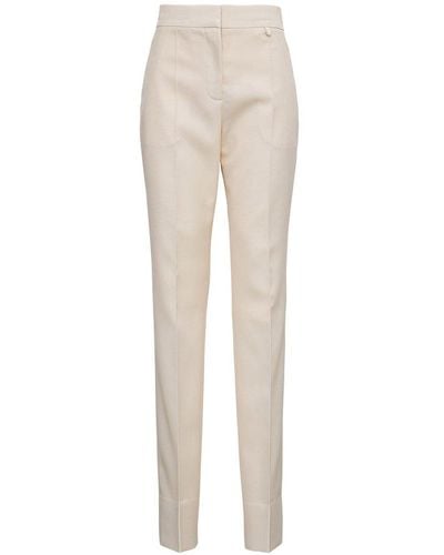 Givenchy High-waisted Slim-fit Trousers - White