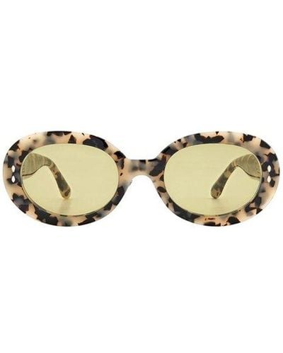 Isabel Marant Oval Frame Sunglasses - Multicolour