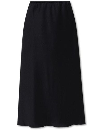 Nanushka ‘Zarina’ Satin Skirt - Black