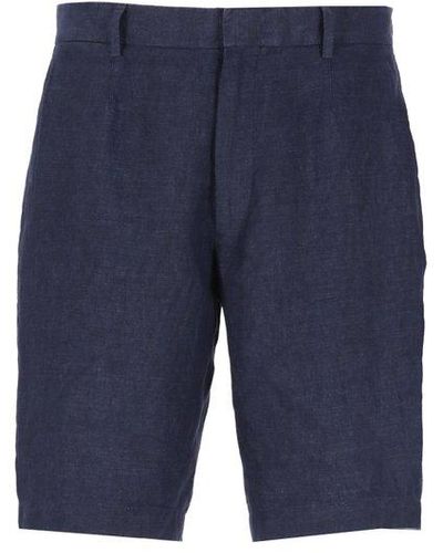 Zegna Knee-length Buermuda Shorts - Blue