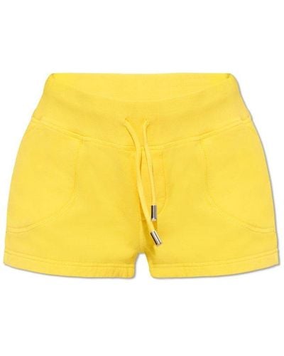 DSquared² Shorts With Logo, - Yellow