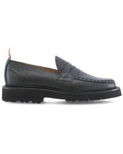Thom Browne Penny Loafers - Gray