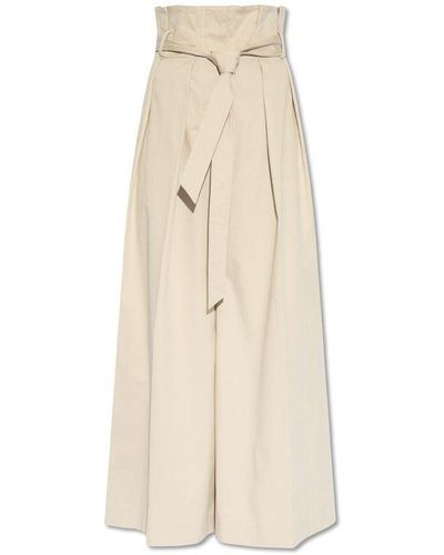 Moschino Trousers With Wide Legs, - White
