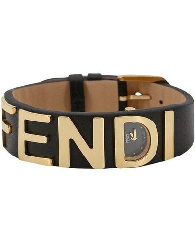 Fendi Graphy Bracelet Watch - Black