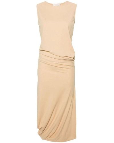 Lemaire Twisted Midi Dress - Natural