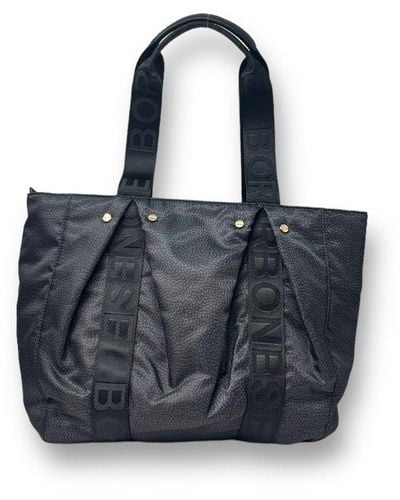 Borbonese Cloudette Medium Shopper Bag - Blue