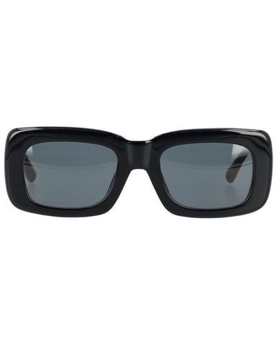 Linda Farrow X The Attico Square-frame Sunglasses - Black
