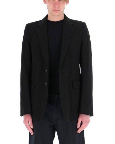 Ann Demeulemeester Single-breasted Notched-lapel Blazer - Black