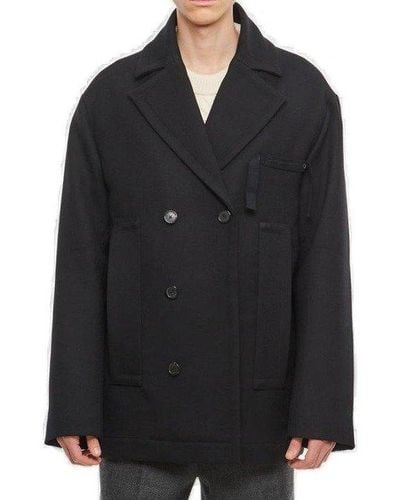 Jacquemus Double Breassted Jacket - Black