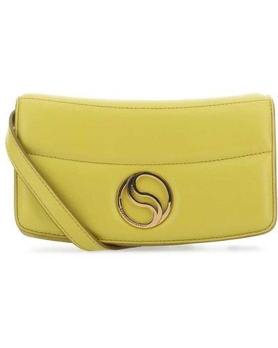 Stella McCartney S-wave Mini Shoulder Bag - Yellow