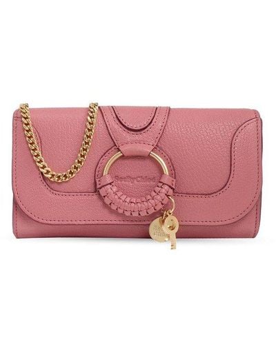 See By Chloé 'hana' Wallet On Chain, - Pink