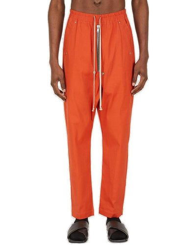 Rick Owens Drawstring Track Pants - Orange