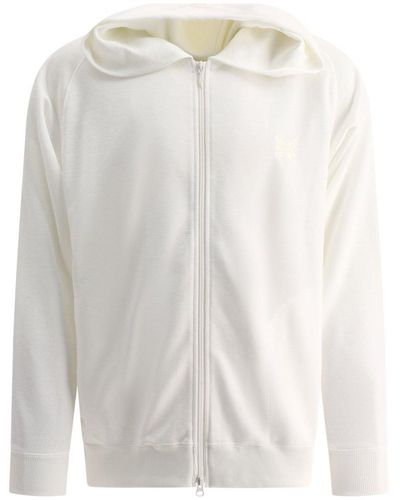 Needles Butterfly Embroidered Zip-up Jacket - White