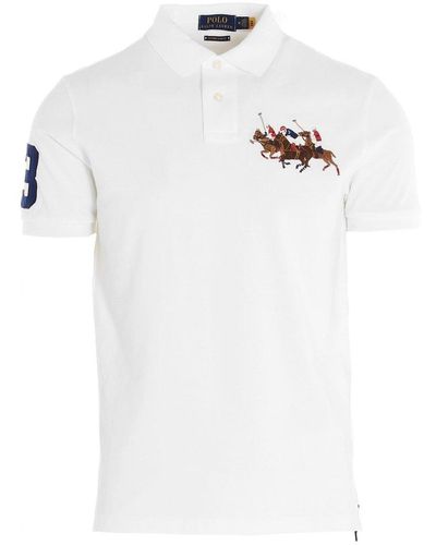 Polo Ralph Lauren Polo-embroidered Polo Shirt - White