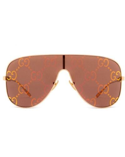 Gucci Sunglasses With Logo, - Pink
