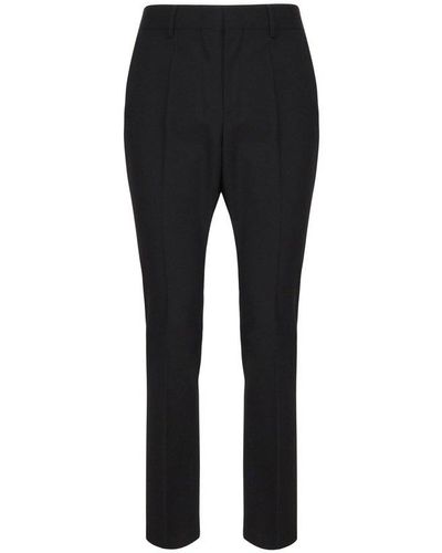 Valentino Mid-rise Tailored Pants - Black
