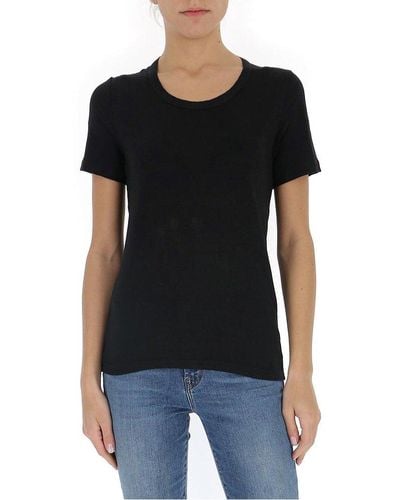 Isabel Marant Short-sleeved Crewneck T-shirt - Black