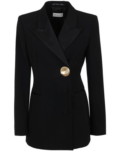 Dries Van Noten Bowy Jewel Tux 6060 W.w.jacket - Black