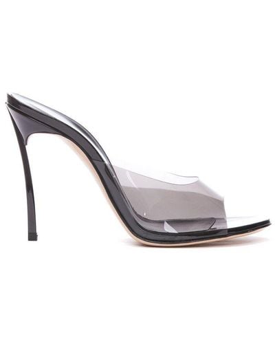 Casadei High-heeled Slip-on Sandals - Metallic