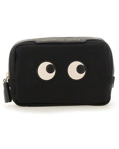 Anya Hindmarch Eyes Important Things Pouch - Black