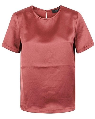 Weekend by Maxmara Crewneck Short-sleeved T-shirt - Pink