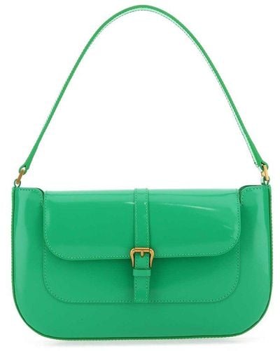BY FAR Grass Leather Mira - Green