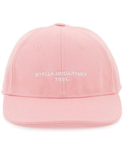 Stella McCartney Baseball Cap With Embroidery - Pink