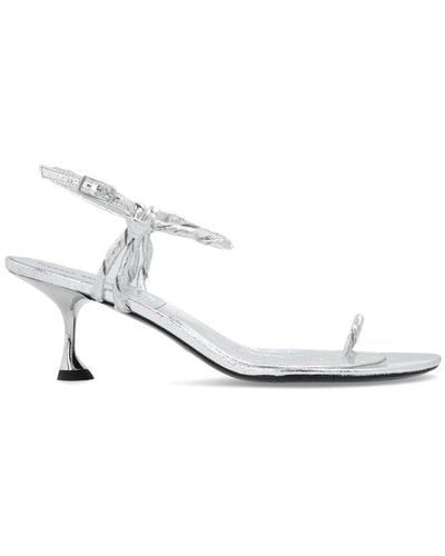 Proenza Schouler Tee Toe Ring Heeled Sandals - White