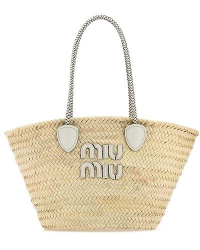 Miu Miu Handbags. - Natural