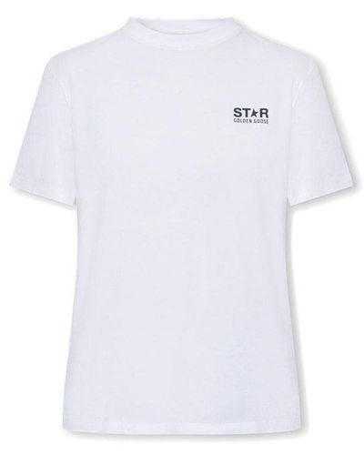 Golden Goose T-shirt With Logo - White