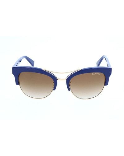 Lanvin Pilot Frame Sunglasses - Blue
