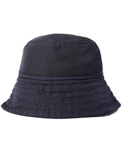 Dries Van Noten Dropped Brim Bucket Hat - Blue