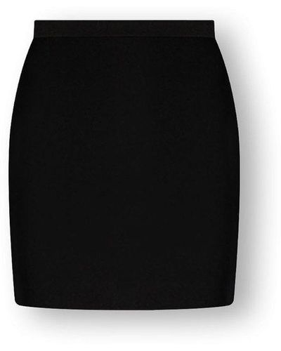 Theory Skirt With Elastic Waist, ' - Black
