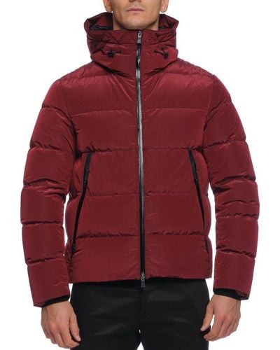 Herno Padded Hooded Jacket - Red