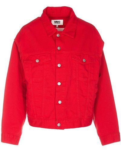 MM6 by Maison Martin Margiela Jackets - Red