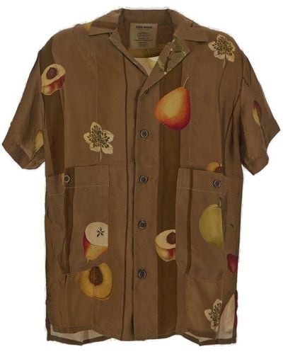 Uma Wang Fruits Shirt - Brown