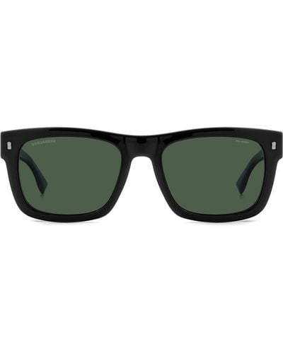 DSquared² Square Frame Sunglasses - Green