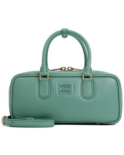 Miu Miu Top Handle Bag - Green