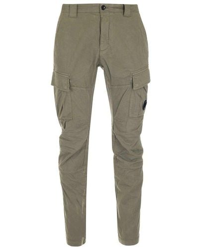 C.P. Company Pocket Detail Cargo Trousers - Grey